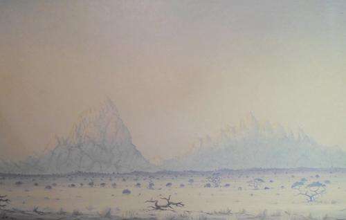 Andries Erasmus - South West Africa - Massive stunner!! 108cm x 59cm